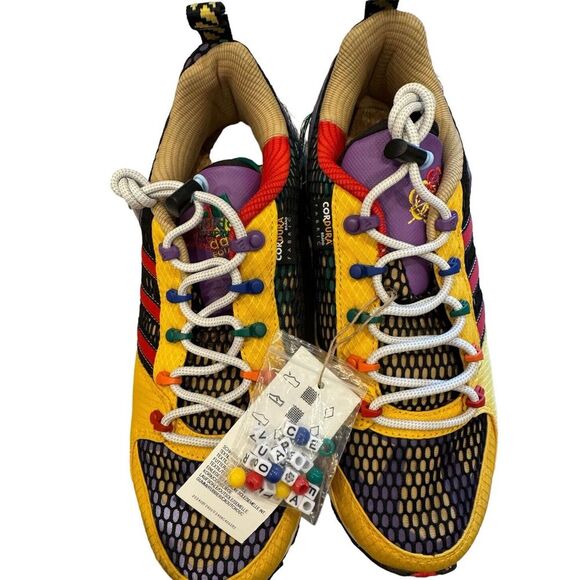 Adidas EQT Support 93 Womens 11 Sean Wotherspoon Black/Red/Violet/Yellow 2022 - Picture 6 of 13